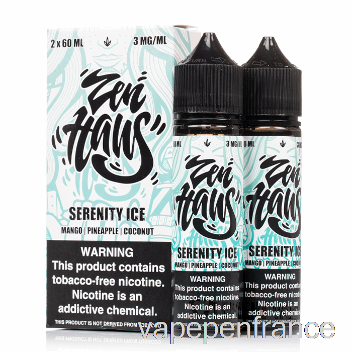 Glace Sérénité - Zen Haus - Stylo Vape 120 Ml 6 Mg